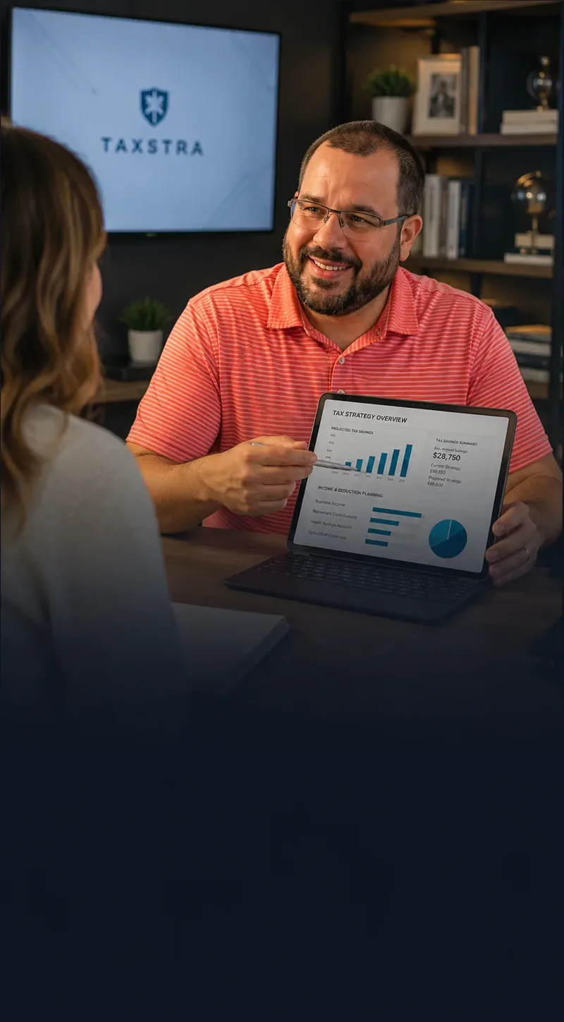 Strategic tax planning session for high-income earners
